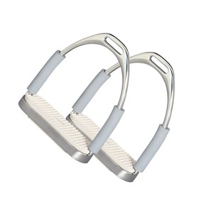 Recién llegado, estribos de salto, acero inoxidable, antideslizante, agarre ancho, ligero, duradero, fábrica ecuestre, Exportación OEM - Product Image 4