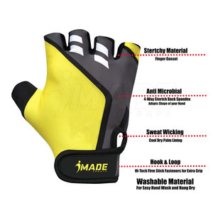 Nuevos Guantes de Gimnasio de Cuero con Logotipo Personalizado para Hombre, Resistentes, para Levantamiento de Pesas, Fitness y Powerlifting, en Venta en Línea - Product Image 3