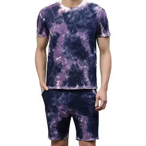 Conjuntos de pantalones cortos de lavado ácido para hombre, transpirables, duraderos, ropa de verano, ropa de moda, conjunto de pantalones cortos de lavado ácido para hombre - Product Image 1