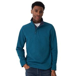 Sweat uni à manches longues Old Money de qualité supérieure pour homme Sweat-shirt épais à fermeture éclair brodée vintage pour l'hiver Logo personnalisé - Product Image 1