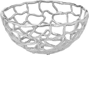 Juego de 3 tazones de Metal para cocina, cuenco decorativo para servir comida, mesa de comedor, tazón para fruta para el hogar - Product Image 5