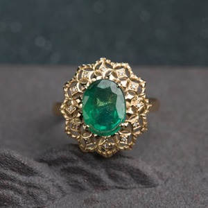 Handmade Vintage Lab Stone Engagement <b>Ring</b> Women 925 Sterling Silver Gold Plated <b>Indian</b> Weddings Wholesale Fine Jewelry - Product Image 5