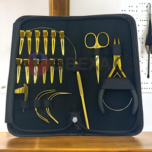 Kit d'outils d'extension de cheveux professionnel-Ensemble complet pour stylistes et experts en extension - Product Image 1
