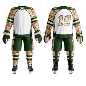 Custom Printed Men's Professional Team <b>Ice</b> Hockey Wear New Style Sports Shirt with Sublimation Technique OEM Sports Uniform - Product Image 5