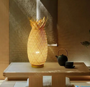 โคมไฟตั้งโต๊ะไม้ไผ่ประดิษฐ์-ไฟตกแต่งจากวัสดุธรรมชาติ Viet fargimex - Product Image 5