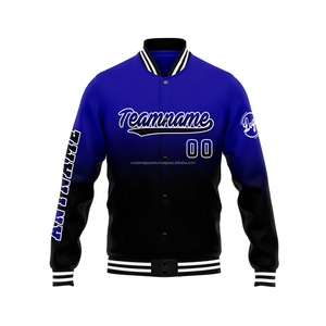 Chaqueta universitaria personalizada estilo bombardero, ropa deportiva de atletismo, venta al por mayor, chaqueta universitaria - Product Image 2