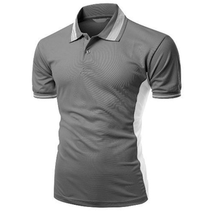 เสื้อโปโลอเนกประสงค์มีซิปสำหรับผู้ชาย, เสื้อยืดคอวีอเนกประสงค์สำหรับใส่เล่นกอล์ฟหรือเที่ยวกลางคืน - Product Image 4