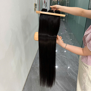 Double Machine trame-Bonestraight-Prix de gros-Cheveux du Vietnam-38 ''-40"-Droit naturel-Super Double qualité - Product Image 2