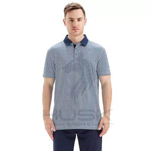 Outstanding Air Dry Summer Perform Golf Shirts Hombres Cómodo Transpirable Poliéster Polo Hombres - Product Image 1
