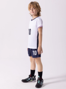Maillot de football pour hommes et enfants, tissu sublimé personnalisé, chemise de sport, kits de club, service de découpe automatisé OEM, vêtements de football pour jeunes - Product Image 5