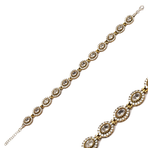 CZ Stone Zircon Oval Design Handmade Authentic Wholesale Turkish 925 Sterling <b>Silver</b> Gift <b>Bracelet</b> <b>Charm</b> Jewelry - Product Image 1