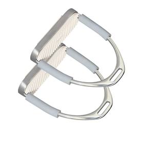 Nueva llegada Western Saddle Horse Estribos Aluminio Ligero Base ancha Diseño antideslizante OEM Fábrica OEM Suministro - Product Image 1