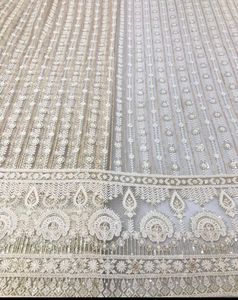 ผ้าปักลาย lucknowi สำหรับงานแต่งงานงานปาร์ตี้ - Product Image 2