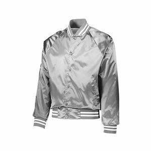Chaqueta negra de talla grande con estilo, hecha a medida, con letras, estilo Hip Hop de alta calidad, chaqueta universitaria de algodón 100% para hombre - Product Image 1