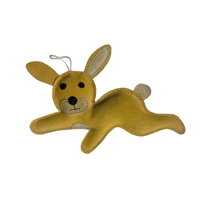 Nuevo juguete para perros, juguetes para mascotas de algodón con estampado blanco en forma de ajo clásico orgánico con cuerda y cuero, juguete masticable para masticar - Product Image 3