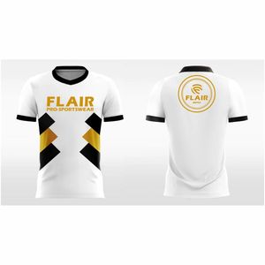 เสื้อฟุตบอลสำหรับเด็กเสื้อ100% ผ้าโพลีเอสเตอร์ระบายอากาศได้ดีแบบย้อนยุคออกแบบได้ตามต้องการมีบริการ OEM - Product Image 1