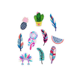 2023 meilleure vente Patch de voyage en gros fer sur patchs de broderie prix usine patchs de broderie pour vêtements - Product Image 2