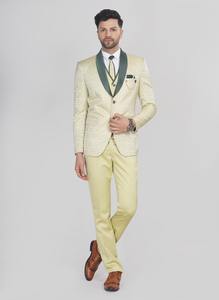 Traje Formal de 5 Piezas Color Pista para Hombre, de Lujo, el Más Vendido, Conjunto Completo a Medida para Negocios y Ocasiones Especiales en Oferta - Product Image 2