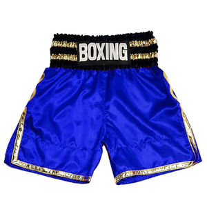 Short de boxe MMA pour hommes personnalisé OEM Short de boxe MMA Muay Thai en polyester avec impression et broderie par sublimation réglable - Product Image 2