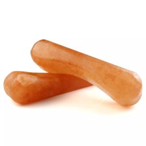 Pierre ronde de massage au sel naturel de l'Himalaya de qualité supérieure OEM en forme de cœur pour la thérapie par le sel de spa Pierre de massage - Product Image 2