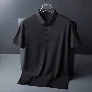 Ice Silk Short-sleeved Polo T-shirt Quick-drying Top Casual Sports Half-sleeved T-shirt