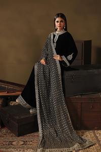 Robe de soirée longue pour femmes, style musulman, asymétrique, coupe trapèze, ornée de perles, pour fiançailles et soirées, couleur naturelle - Product Image 4