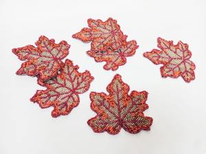 Posavasos de Lujo Personalizados de Fábrica, Bordados con Cuentas, Hechos a Mano con Cuentas de Vidrio, Mantel Individual con Diseño de Animales, para Bodas, Hogar, Ecológico - Product Image 2