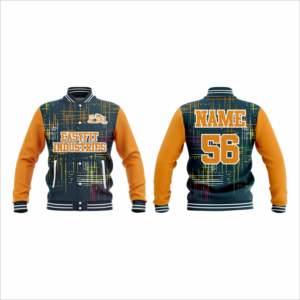 Chaqueta Varsity con Mangas ODM para Hombre, Estilo Urbano, Resistente al Viento, Cierre de Cremallera Frontal, Personalizable al por Mayor, Chaqueta Deportiva de Alta Calidad, Talla XS - Product Image 5