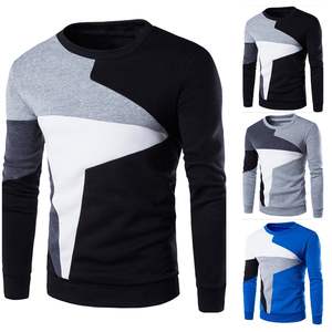 OEM Soft Man 100 Cotton Regular Fit Winter <b>Lined</b> Solid Custom Embroidered Logo Crewneck <b>Hoodies</b> Sweatshirts for <b>Men</b> - Product Image 6