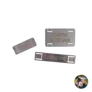 Taiwan qualidade produto aço inoxidável cabo marcador tags apresentando uso a longo prazo perfeito para Wire bundling