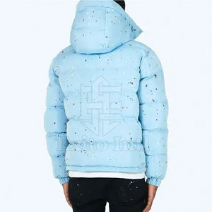 Chaqueta de Invierno Acolchada para Hombre con Logotipo Personalizado, Relleno de Poliéster, Capucha, Tela de Nailon/Poliéster, Manga Larga, Estilo Urbano, Servicio OEM - Product Image 6