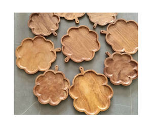 Custom Acacia Wood <b>Platters</b> | Round/Square <b>Wooden</b> <b>Serving</b> <b>Platters</b> - Product Image 4