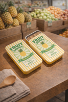 Cure-dents aromatisés à l'ananas en boîte métallique pour arrêter de fumer