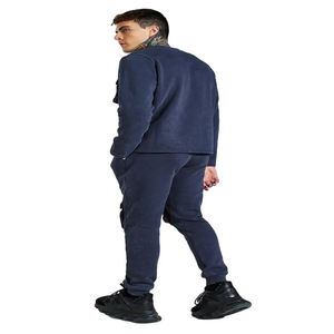 Ropa de calle vintage, chándal holgado de algodón polar, conjunto de Jogger desgastado, chándal de lavado ácido acampanado personalizado - Product Image 4