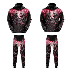 2025 Original Logo Cotton Tech Fleece hombres chándal 2 uds Material grueso hombres sudadera y pantalones de chándal para otoño transpirable - Product Image 5