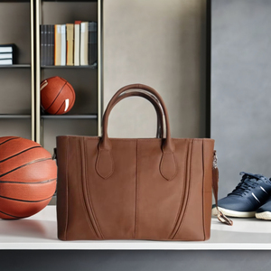 Sac à main en cuir personnalisé pour femmes avec motif rayé végétalien sac de transport à la main avec sangle sac à main ceinture sac à bandoulière en cuir en gros - Product Image 1