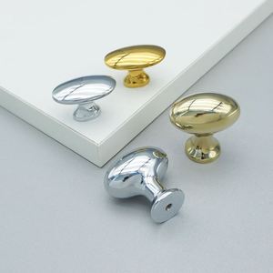 Oval Solid Brass <b>Door</b> <b>Knobs</b> Pull Cabinet Drawer for Home Dresser <b>Door</b> Cabinet Furniture <b>Decorative</b> Kitchen Wardrobe Handle <b>Knobs</b> - Product Image 4
