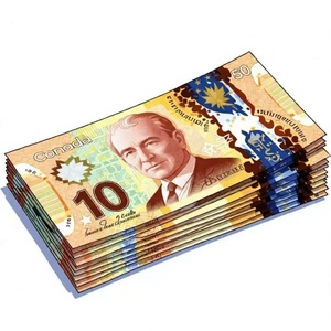 Billets de banque canadiens double face en polymère ultra-mince de 0,08 mm, qualité supérieure, pour la reproduction réaliste de devises canadiennes en vrac - Product Image 3