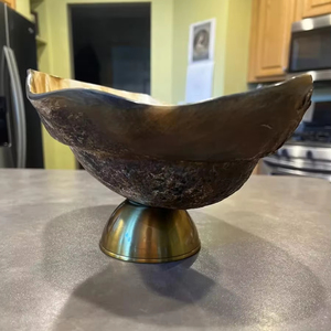 ชามสำหรับตกแต่งและใช้งานได้จริงจานเขาควายธรรมชาติไม่เหมือนใคร - Product Image 1