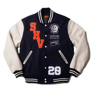 Entièrement personnalisable chaud Varsity laine Logo Chenille broderie Baseball Letterman vestes Vintage Varsity Jacket quantité minimale de commande bas - Product Image 1
