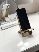 Support de téléphone portable en résine époxy fait main, durable, lavable, style amour, base lourde, pour bureau, maison, table, cadeau de mariage