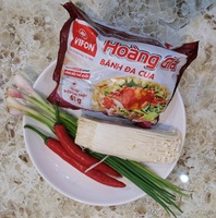 Hoang Gia Instant Brown Rice Noodles with Crab, 120g x 18 Bags / Carton