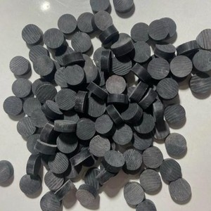 Buffalo Horn Custom Round Sewing & Crafts Buttons Black & Brown with Simple Style for Bead Decorations - Product Image 1