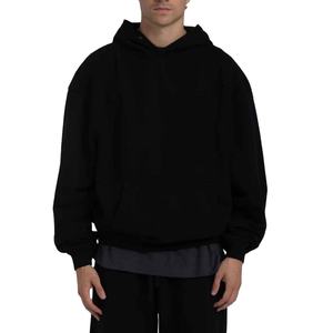 Últimas sudaderas con capucha extragrandes de punto personalizadas para hombre, 100% algodón, de alto gramaje (300g), antiarrugas, de corte holgado, tipo jersey. - Product Image 5