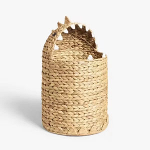 Panier de rangement en jacinthe d'eau pour enfants, panier de rangement fait à la main, vente en gros, écologique, fabriqué au Vietnam - Product Image 1