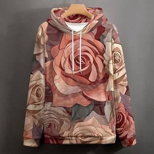 Sudaderas con Capucha Sublimadas para Mujer, Servicio OEM, Ropa Urbana de Invierno, Poliéster/Algodón, Precio al por Mayor, Más Vendidas - Product Image 4