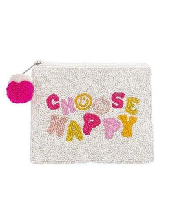 Premium Moderne Personnalisable Élégant Élégant Travail Manuel HAPPY HOUR Multi Couleur Perlé Broderie Porte-Monnaie Designer De Luxe Fantaisie - Product Image 3