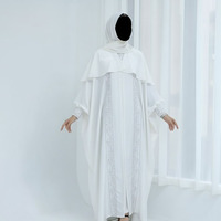 Hochwertige Maßgefertigte Großhandels-Modest-Kleidung: Atmungsaktiver Afrikanischer Sommer-Kaftan, Damen-Abaya, Lässige Erwachsenen-Lederkleidung mit Langen Ärmeln und Stickerei