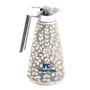 เทอร์โมมุกฝังเทอร์โมสำหรับใส่ดอกไม้รอมฎอนสีฟ้าและสีเทา - Product Image 4