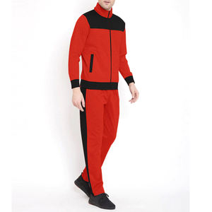 ชุดออกกำลังกายลายทางสำหรับผู้ชายเสื้อแจ็คเก็ตและกางเกงออกกำลังกายกางเกงวิ่งออกกำลังกาย - Product Image 3